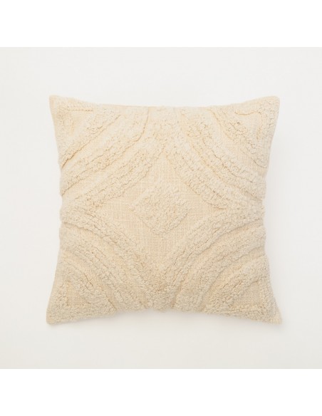 Cuscino quadrato cotone Aria naturale 45x45 -federa+imbottitura cuscini-quadrati-stampati
