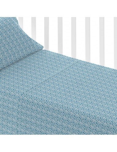 Set di lenzuola cotone Maddy indaco culla