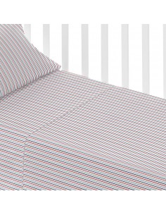 Set di lenzuola cotone Raya York blu navy culla 2