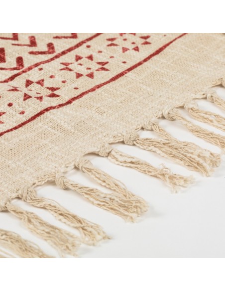 Plaid cotone Aisha mattone plaid-e-foulard-multiuso