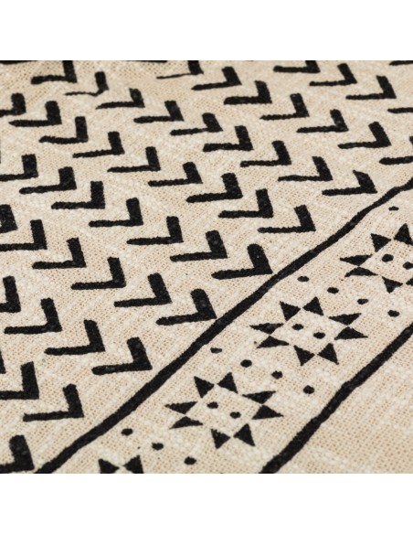Plaid cotone Aisha nero plaid-e-foulard-multiuso