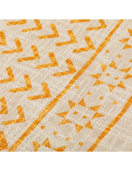 Plaid cotone Aisha senape plaid-e-foulard-multiuso