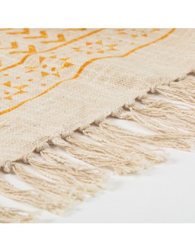 Plaid cotone Aisha senape