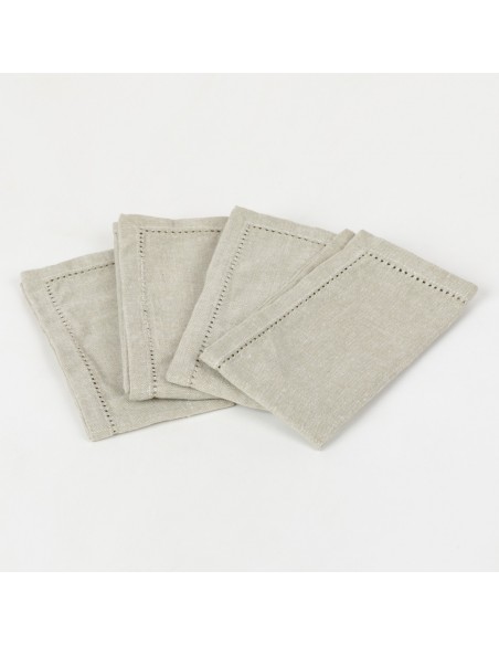 Set di 4 tovaglioli tinta unita Set di 4 tovaglioli tinta unita