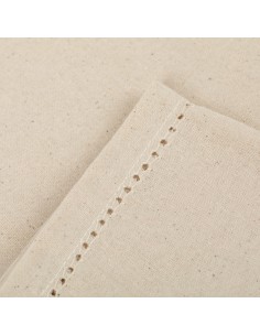 Tovaglia in cotone bianco antico 2