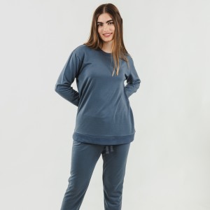Set sportivo lungo donna new indaco 2