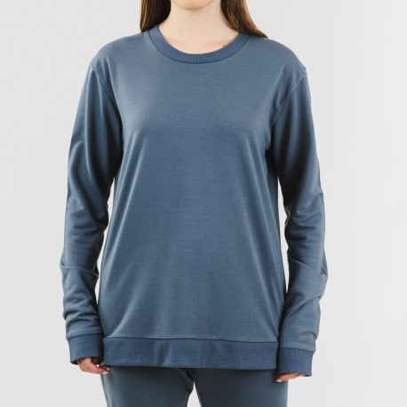 Set sportivo lungo donna new indaco