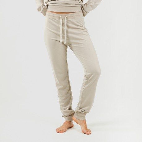 Set sportivo lungo donna new beige