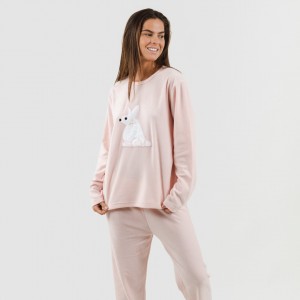 Pigiama pile polare Midas rosa 2