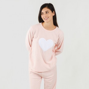 Pigiama pile polare Praga rosa
