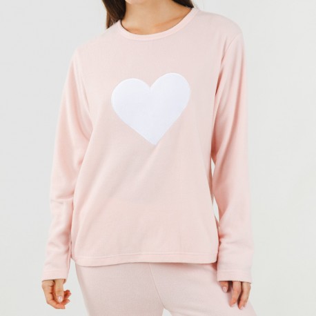 Pigiama pile polare Praga rosa