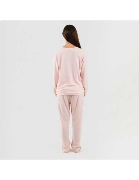 Pigiama pile polare Midas rosa pigiami-inverno-donna