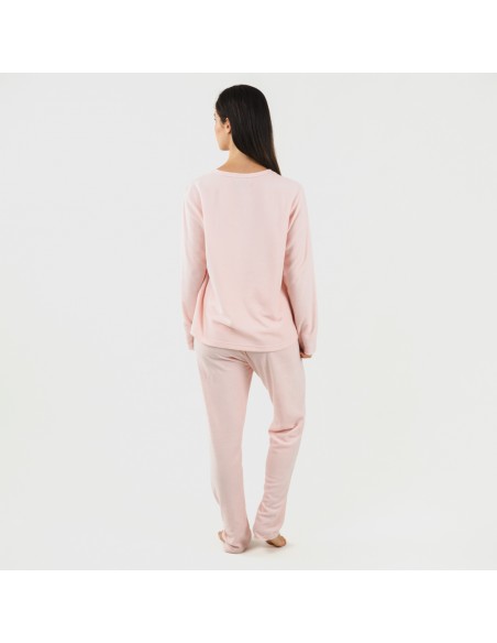 Pigiama pile polare Praga rosa Pigiama pile polare Praga rosa