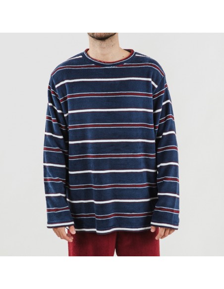 Pigiama pile coral uomo Lucio bordeaux Pigiama pile coral uomo Lucio bordeaux