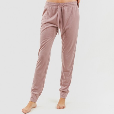 Set sportivo donna felpa con zip malva