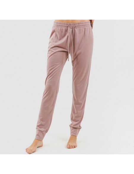 Set sportivo donna felpa con zip malva Set sportivo donna felpa con zip malva