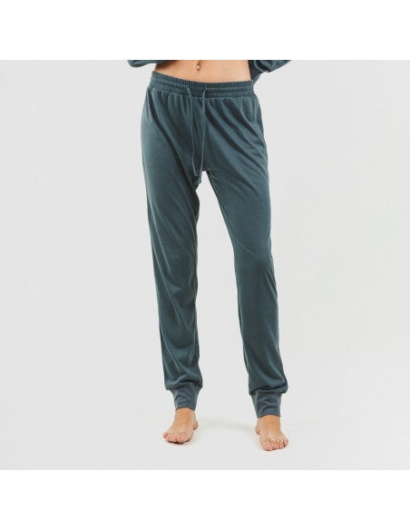 Set sportivo donna felpa con zip turchese Set sportivo donna felpa con zip turchese