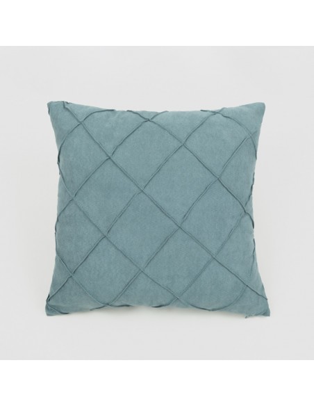 Cuscino quadrato New Rombo scamosciato  50x50 - federa + imbottitura Cuscino quadrato New Rombo scamosciato  50x50 - federa + imbottitura