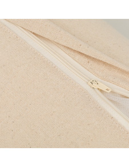 Cuscino cotone Macramè Minoto bianco antico 45x45 - federa + imbottitura