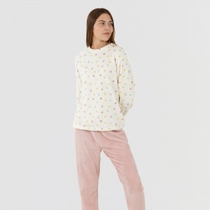 Pigiama pile coral Julie malva 2
