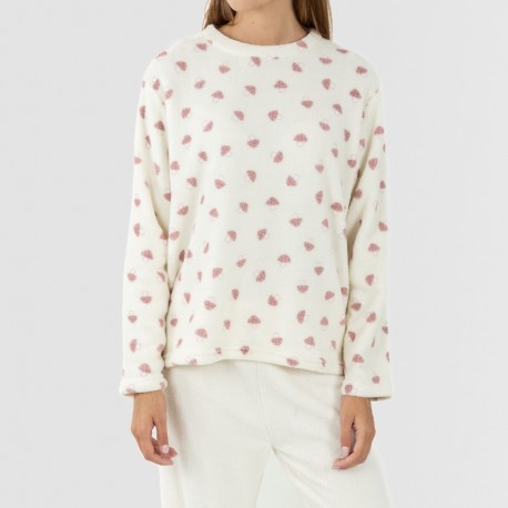 Pigiama pile coral Ellen neutro