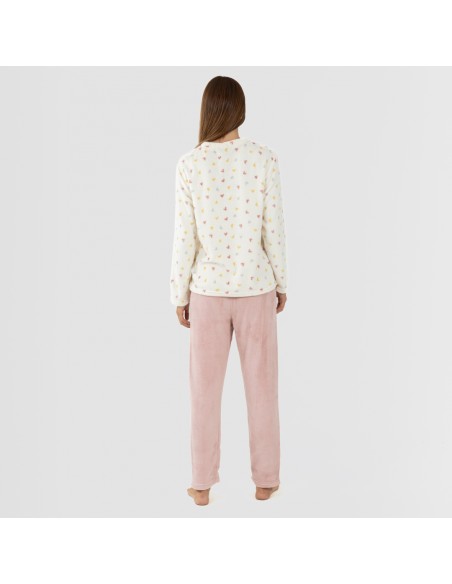 Pigiama pile coral Julie malva Pigiama pile coral Julie malva