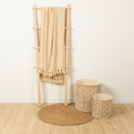 Plaid Tondelo bianco antico