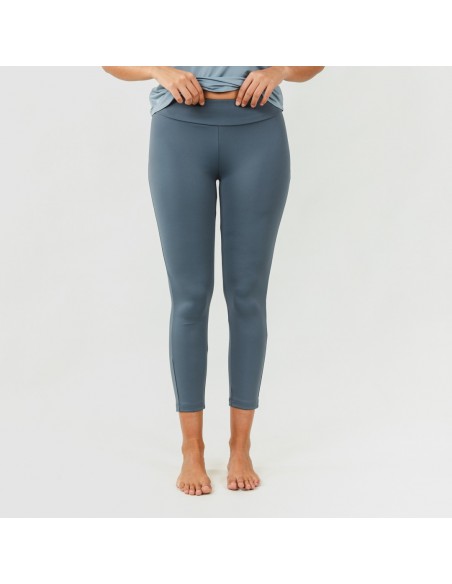 Set sportivo leggings lunghi donna indaco chiaro - scuro