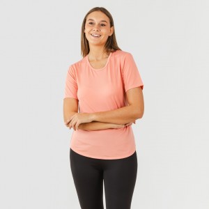 Set sportivo leggings lunghi donna arancione - nero