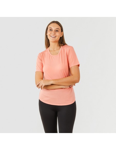 Set sportivo leggings lunghi donna arancione - nero Set sportivo leggings lunghi donna arancione - nero