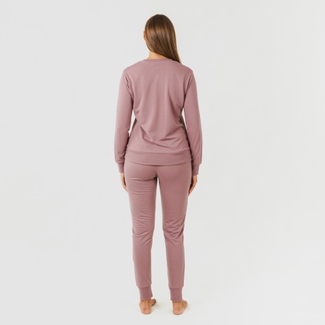 Set sportivo lungo new malva