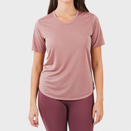 Set sportivo leggings lunghi donna malva - melanzana