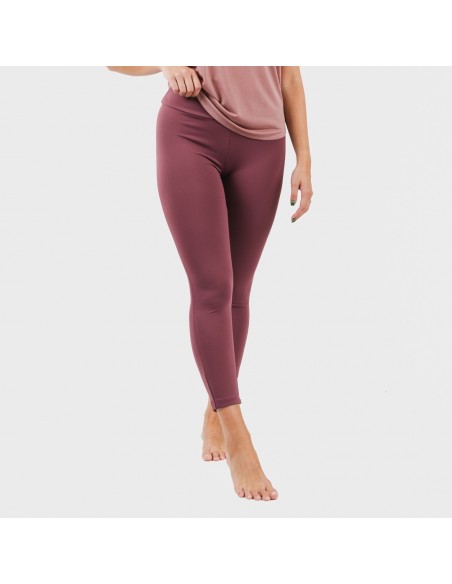 Set sportivo leggings lunghi donna malva - melanzana Set sportivo leggings lunghi donna malva - melanzana
