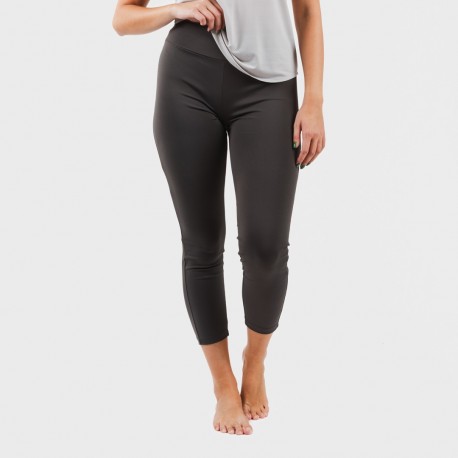 Set sportivo leggings lunghi donna grigio perla - antracite