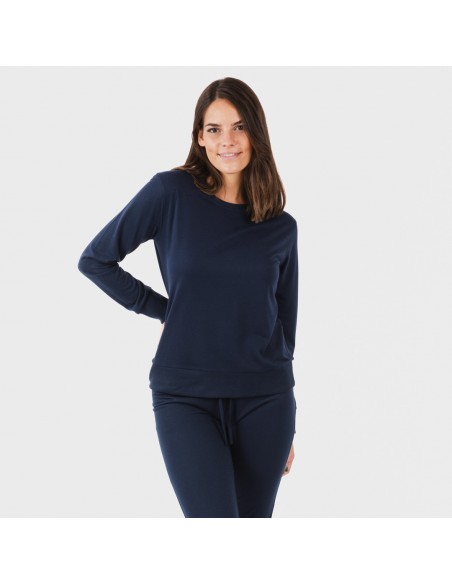 Set sportivo lungo donna blu navy new Set sportivo lungo donna blu navy new