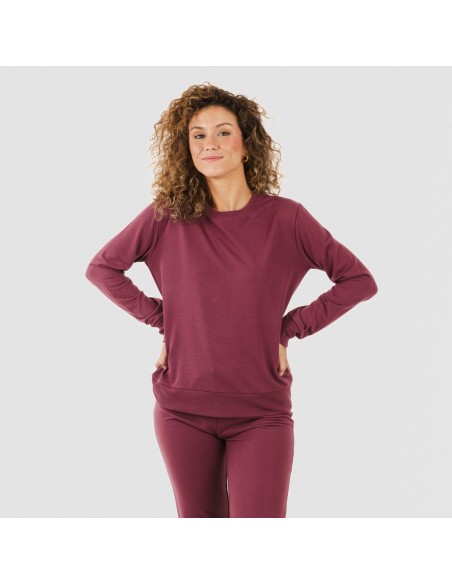 Set sportivo lungo donna melanzana new