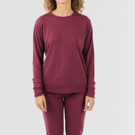 Set sportivo lungo donna melanzana new