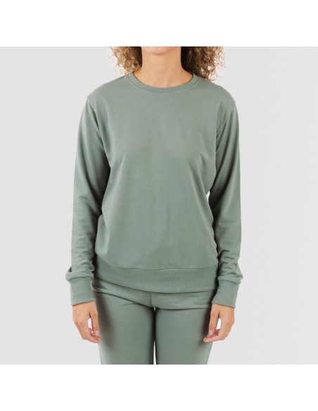 Set sportivo lungo donna verde militare new Set sportivo lungo donna verde militare new