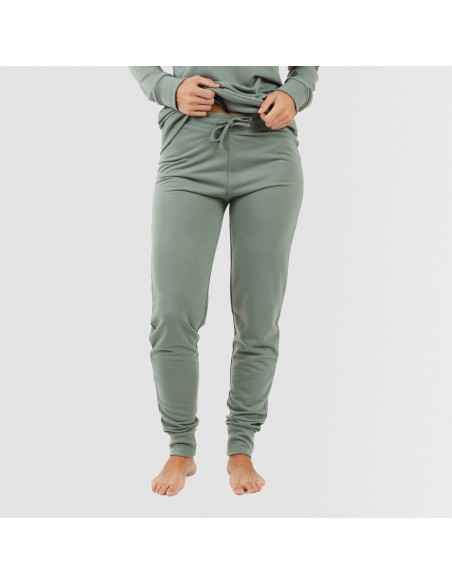 Set sportivo lungo donna verde militare new Set sportivo lungo donna verde militare new