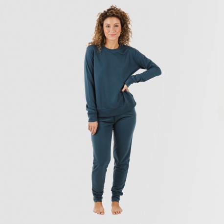 Set sportivo lungo donna verde menta new