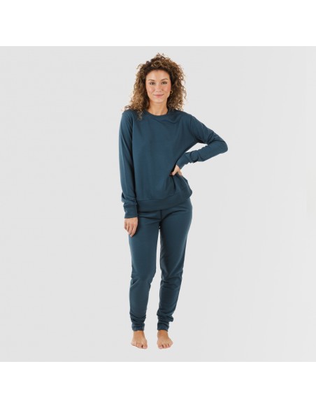 Set sportivo lungo donna verde menta new