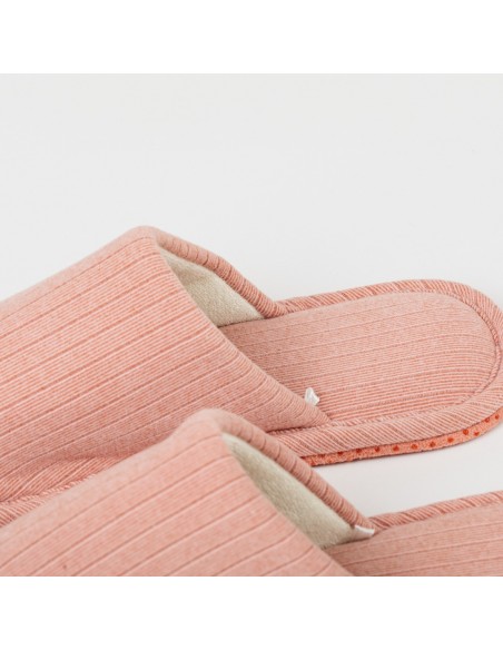 Pantofole a costine raya ancha rosa calzature