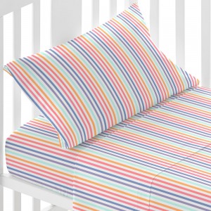 Set di lenzuola cotone Raya Praga culla 2