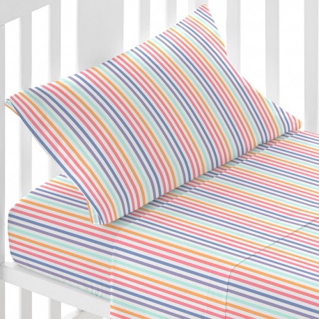 Set di lenzuola cotone Raya Praga culla