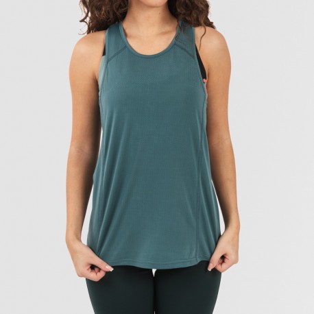 Set sportivo leggings corti donna verde bottiglia