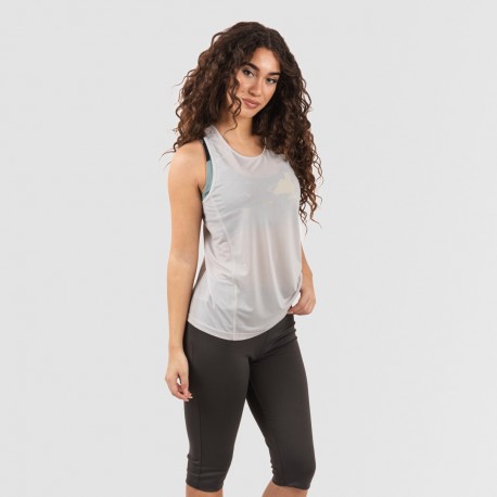 Set sportivo leggings corti donna grigio perla - antracite