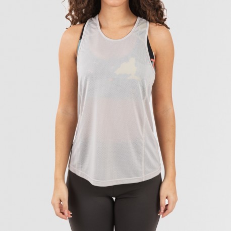 Set sportivo leggings corti donna grigio perla - antracite