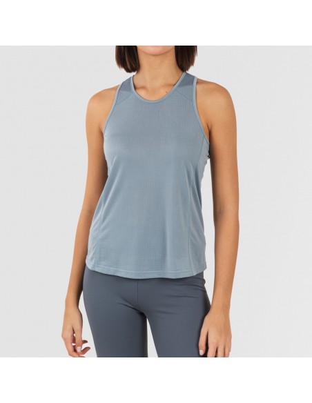 Set sportivo leggings corti donna indaco chiaro - scuro