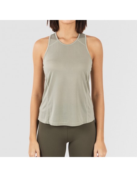 Set sportivo leggings corti donna verde foglia - militare