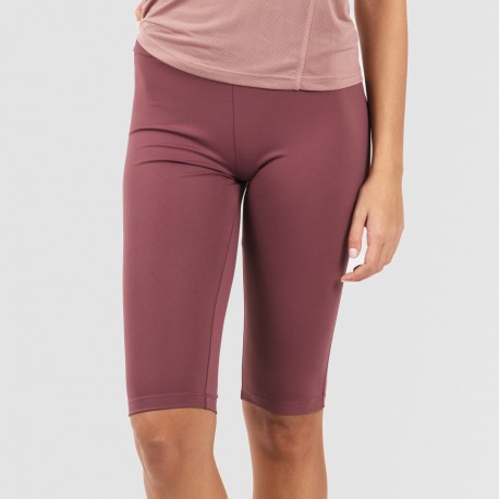 Set sportivo leggings corti donna malva - melanzana